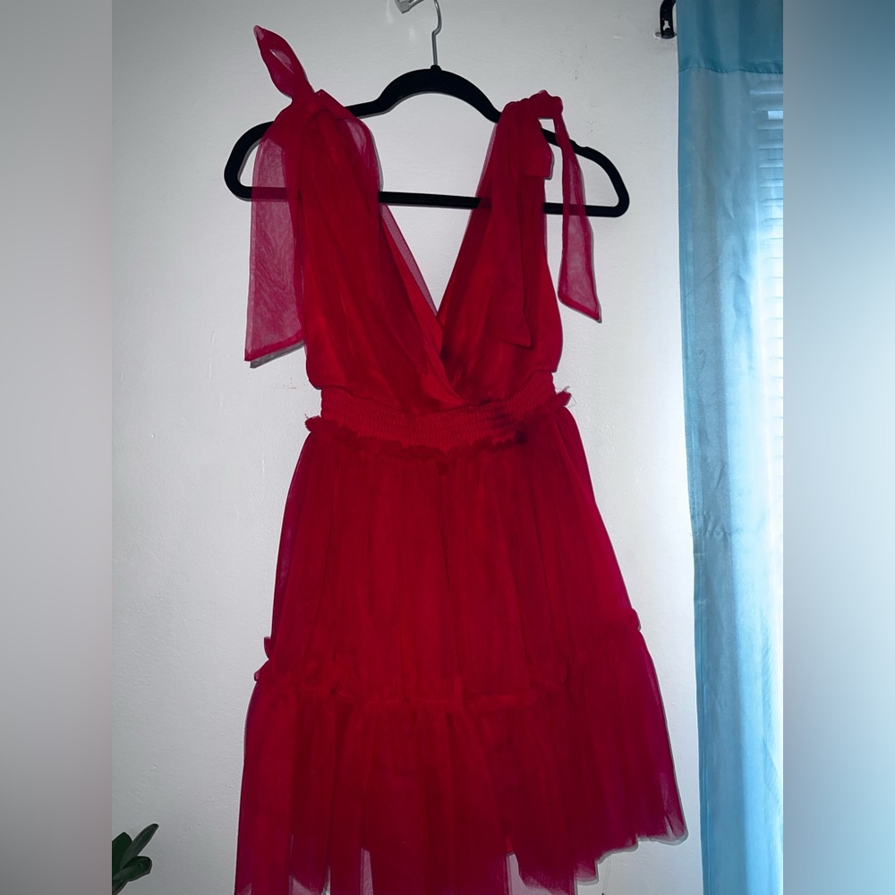 Elegant Red Prom Dress